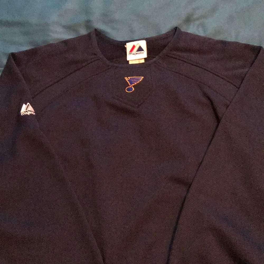 St Louis Blues Majestic thermal shirt Long Sleeve